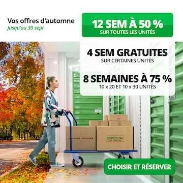 Depotium Mini Entrepôt - Trois Rivieres East Promotion