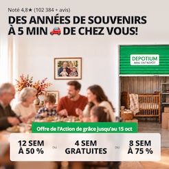 Depotium Mini Entrepôt - Trois Rivieres East Promotion